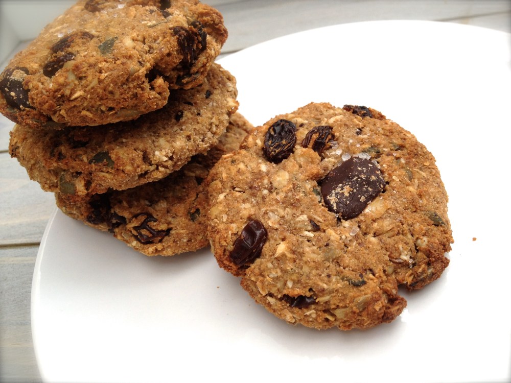 cow crumbs, cookies, kitchen sink cookies, gluten free, dairy free, allergen free, vegan, trail mix cookie, healthy cookie
