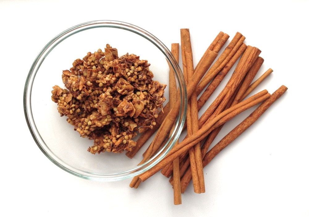 cow crumbs, dairy free, gluten free, paleo, granola, cereal, buckwheat, coconut flakes, breakfast