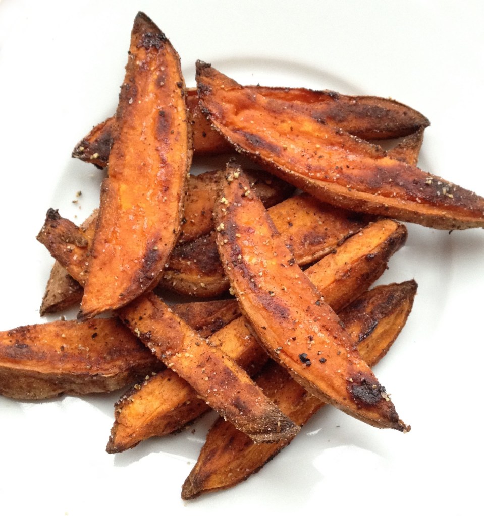 cow crumbs, gluten free, dairy free, french fries, sweet potatoes, healthy fries, healthy sides