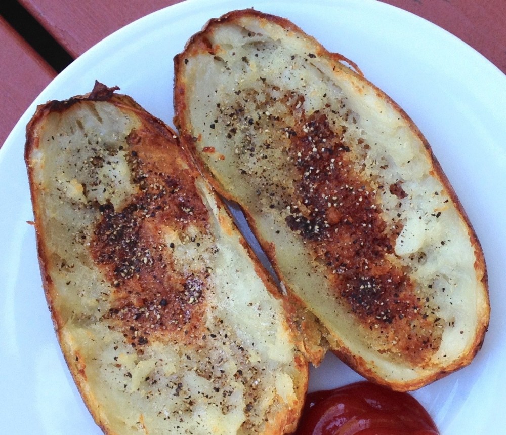 cow crumbs, gluten free, dairy free, french fries, healthy fries, baked fries, modifried french fries, potatoes