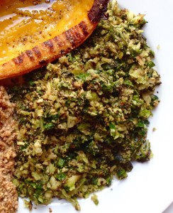 cow crumbs, fall harvest, gluten free, dairy free, paleo, healthy, delicious, squash, pecan chicken, brussel sprout slaw, clean eating