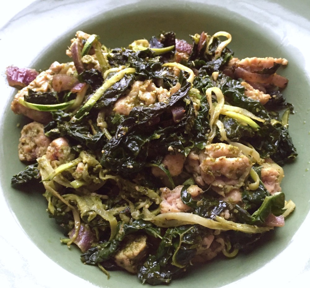 Zucchini Noodles Pesto