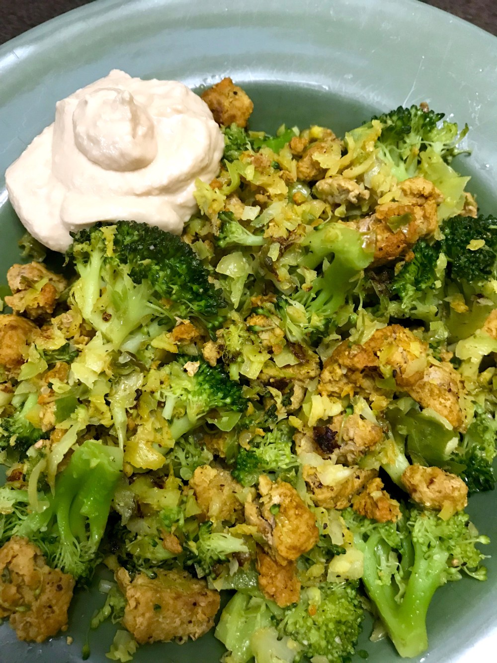 Paleo Broccoli Brussel Sprouts Turkey